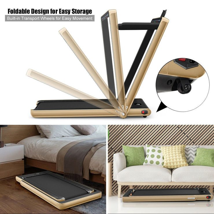 Folding Treadmill Electric 1-12KM/H with Bluetooth