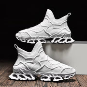 Men'S Blade Type Shoes Breathable Shock Absorption Running Shoes Non-Slip Shoes for Jogging Tennis Gym Casual Walking Sneakers