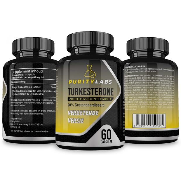 Puritylabs Turkesterone - 20% Gestandaardiseerd