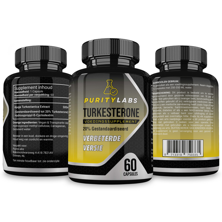 Puritylabs Turkesterone - 20% Gestandaardiseerd